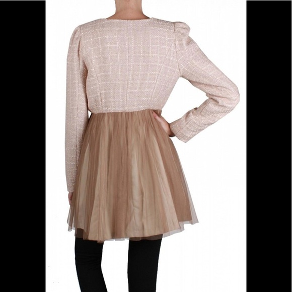 ⭐️ Anthropology Tulle Tweed Coat - Picture 2 of 3